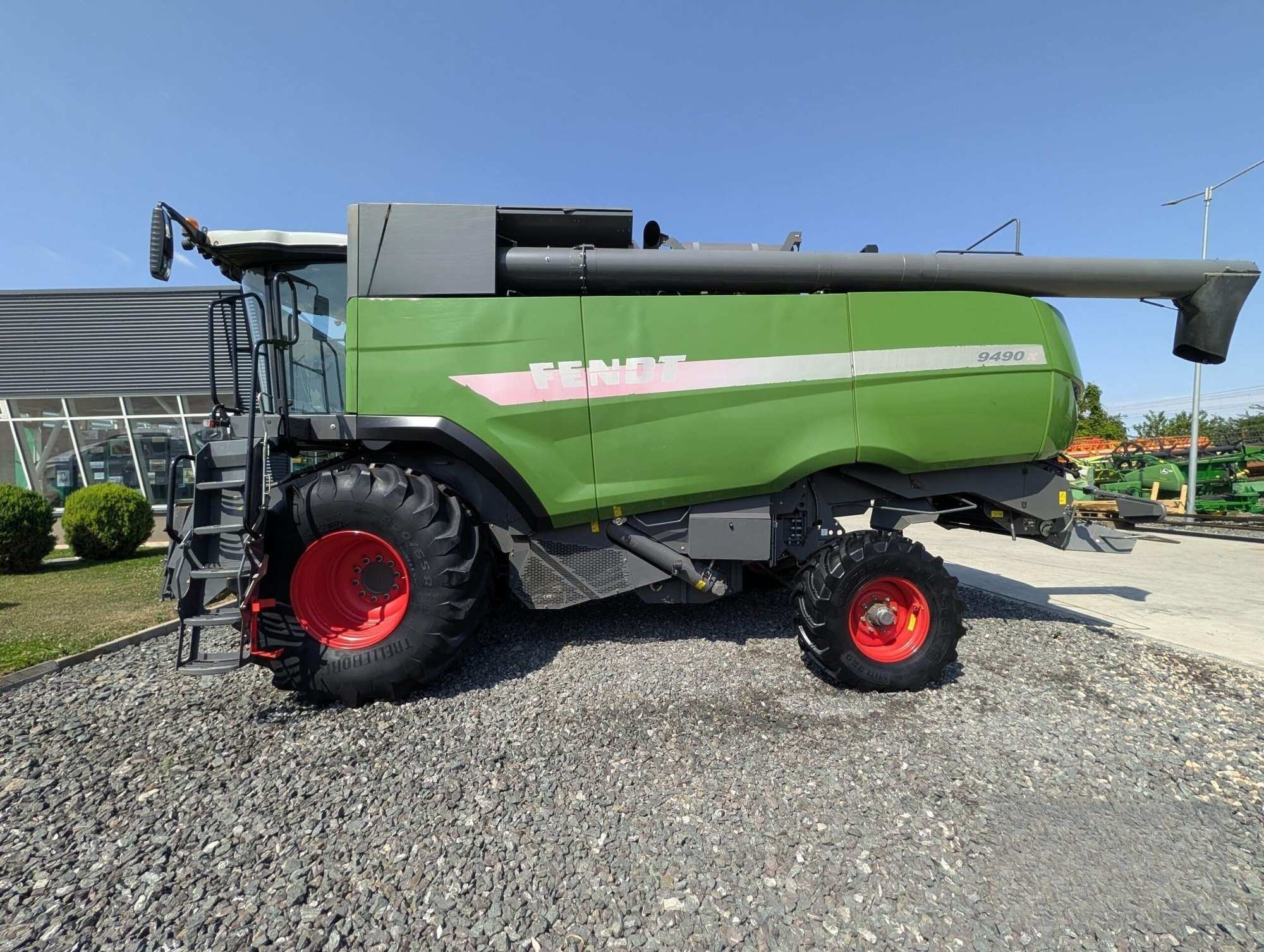 Fendt 9490X + heder paioase — 3
