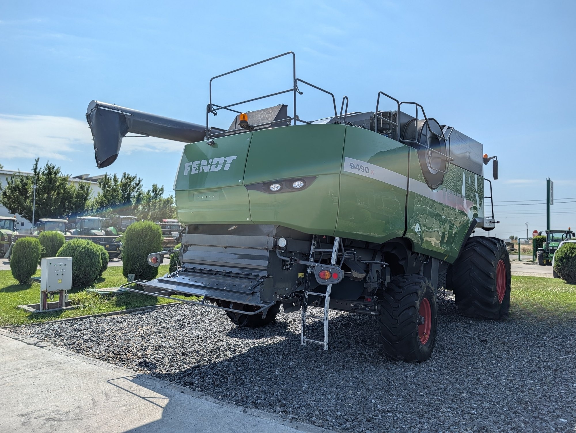Fendt 9490X + heder paioase — 9